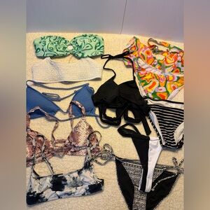 Multicolor Women's Bikini Set & Pieces. Size Small.